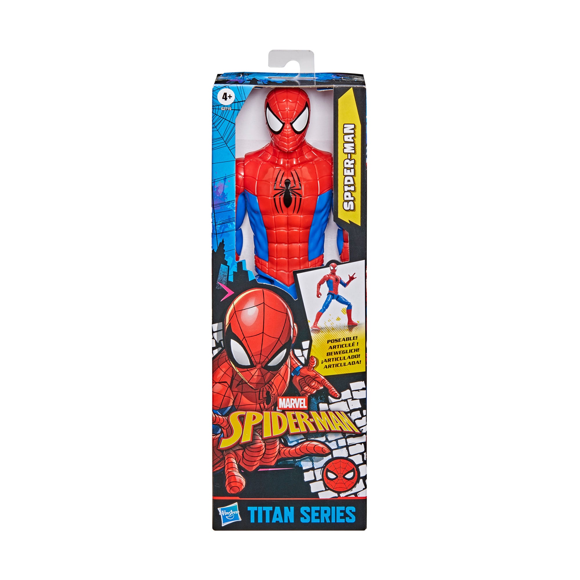 Ігрова фігурка Marvel Toys Titan Series Spider-Man, від 4 років, 30 см (G2715)
