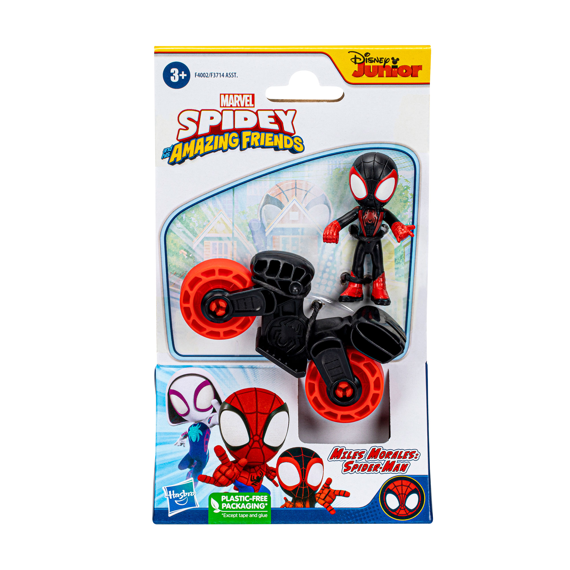 Ігровий набір Marvel Toys Spidey And His Amazing Friends Miles Morales: Spider-Man від 3 років, 2 елементи (F3714/F4002)